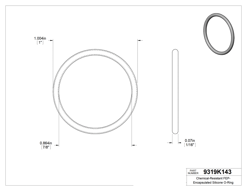 Technical drawing - 9319K143